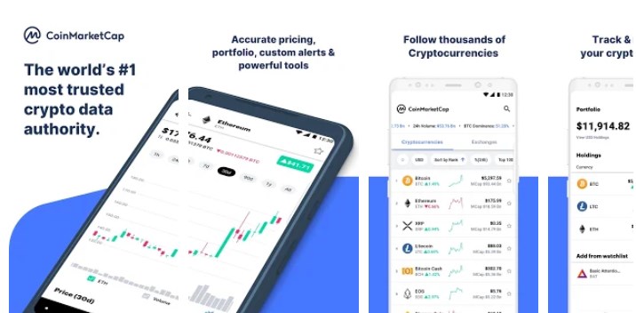 CoinMarketCap представил приложение для Android